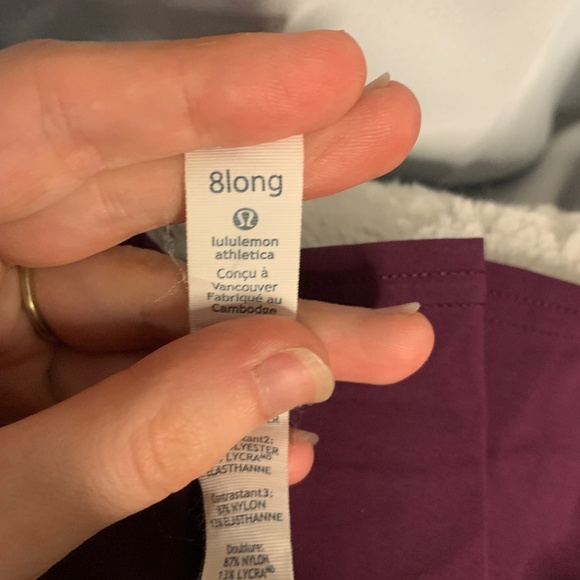 Lululemon Run: Pace Skort in plum, size 8 (long) - Picture 5 of 9